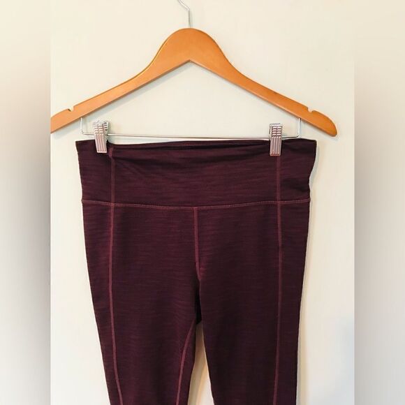 Athleta | plum colored cropped leggings - Picture 3 of 7